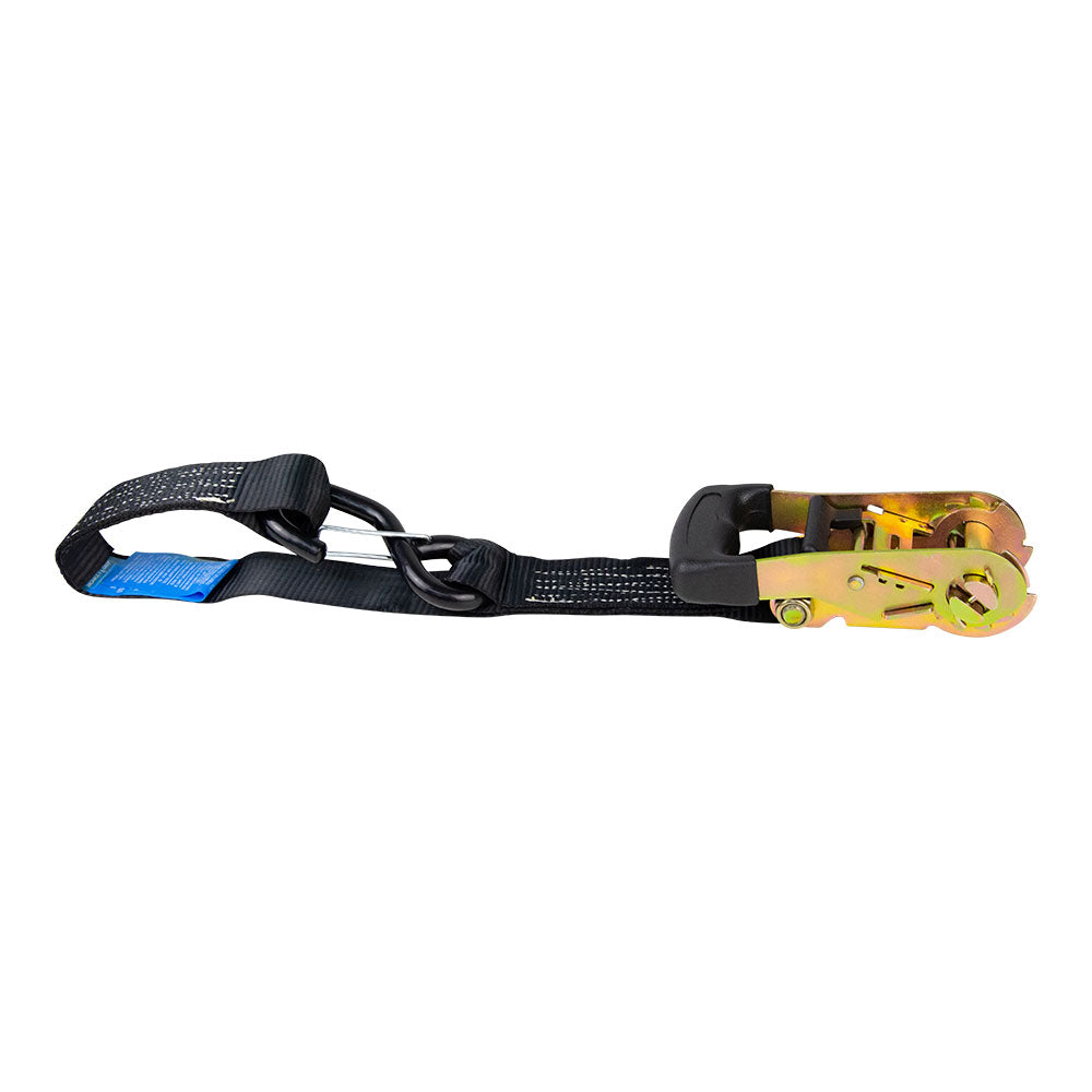 Monkey Grip Tie Down Black Motorcycle Tie Downs 1000KG Capacity 3M x 38mm - 2 Pack