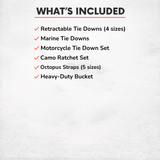 Bucket Load of Monkey Grip  - The Complete Tie Down Bundle