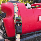 Monkey Grip Camouflage Ratchet Tie Down 450kg 4m x 25mm - 4 Pack