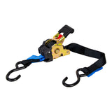 Monkey Grip Retractable Ratchet Tie Down: 340kg Capacity 1.5m x 25mm & 500kg Capacity 4m x 38mm