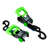 Monkey Grip Ratchet Tie Down with Soft Loop Straps 750KG Capacity 4M x 35mm - 4 Piece