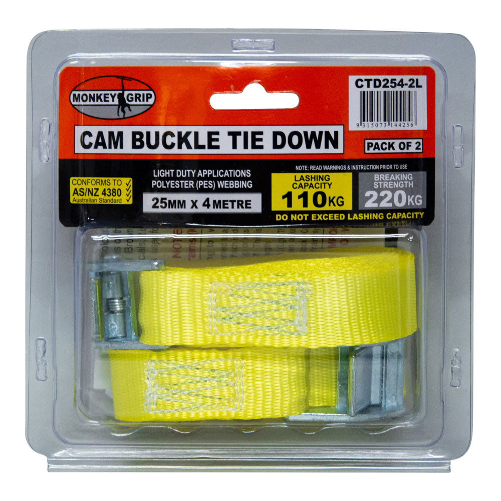 Monkey Camera Chain Monkey Grip Cam Buckle Tie Down 110KG Capacity 25mm Webbing | Monkey ...