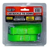 Monkey Grip Cam Buckle Tie Down 340KG Capacity 25mm Webbing